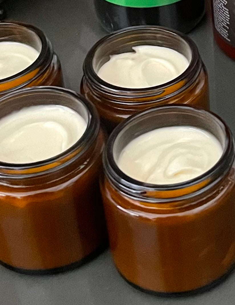 A deeply nourishing, whipped body butter made with raw, organic ingredients and zero essential oils — perfect for sensitive skin or those avoiding fragrance. Crafted with a smooth, creamy texture that melts into the skin to hydrate and protect naturally. Safe for children, great for eczema and gentle enough for daily use on face and body.

Ingredients: Organic Shea Butter, Organic Coconut Oil, Organic Cocoa Butter, Vitamin E (from natural source), Jojoba Oil, Polynesian Arrowroot Powder.